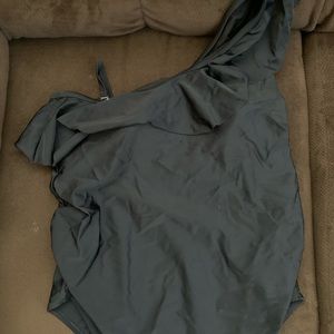 One shoulder maternity bathingsuit